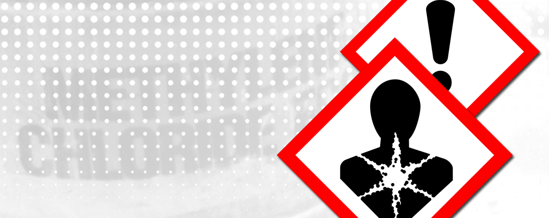 Methylene Chloride hazardous sign