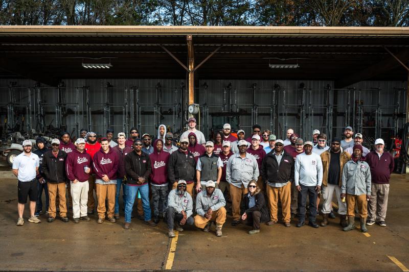 MSU Campus Landscape Team group photo